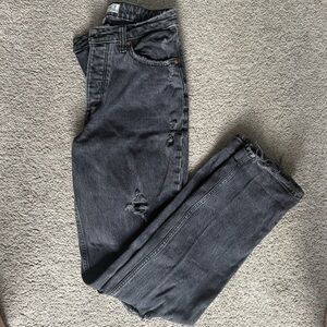 Abercrombie Curve Love High Rise Dad Jean
